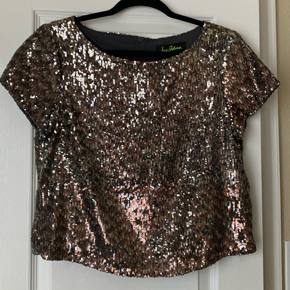 Sam Edelman sequined crop top